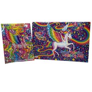 Lisa Frank Adult Color Me Lisa Frank & Super Coloring & Activity Pad (2022) NEW